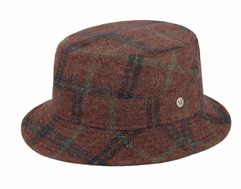 Flechet 21878 New Wool Check Walking Hat