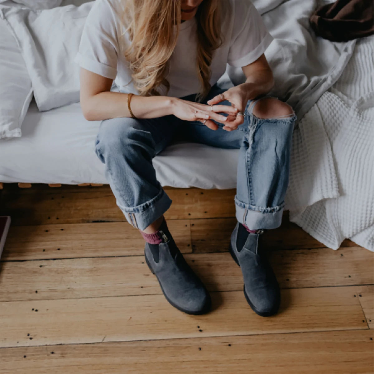 Grey 2025 blundstone womens