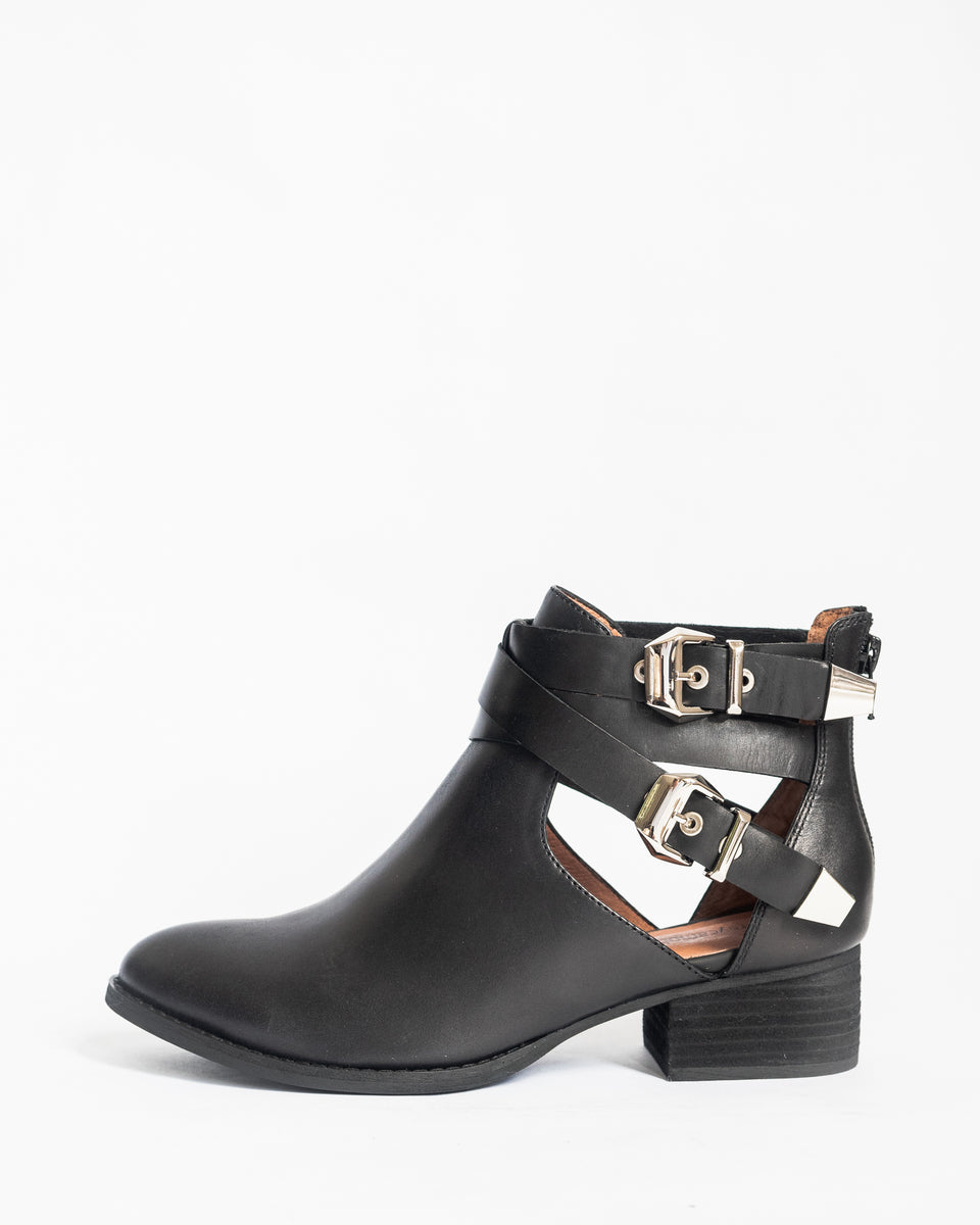 Leather Jeffrey Campbell Cutout Ankle Booties Jeffrey Campbell Everly