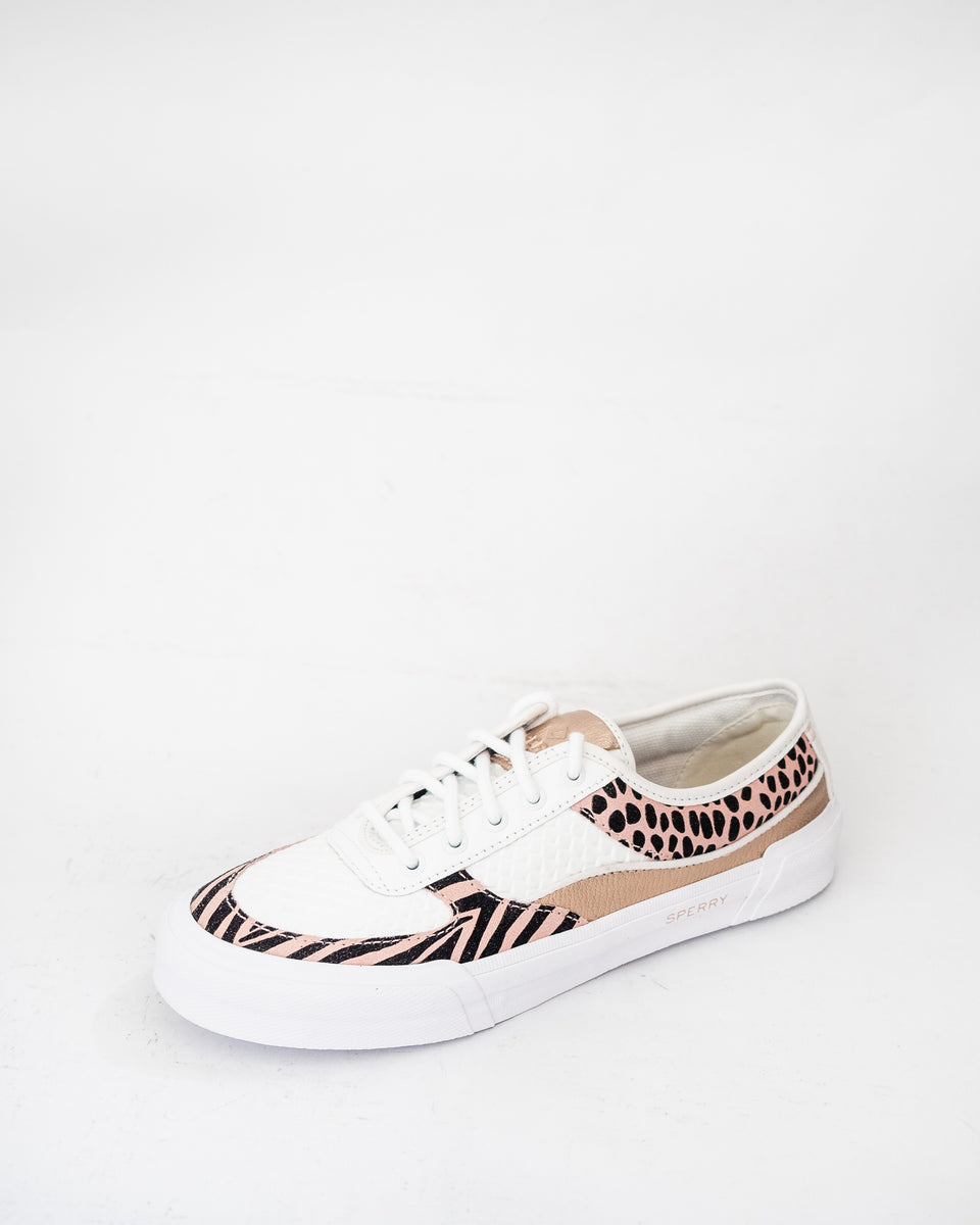 Leopard sperry deals slip ons