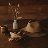 Will & Bear Anderson Camel Floppy Felt Fedora