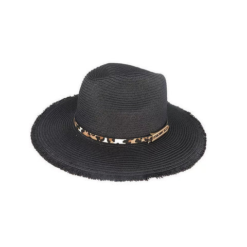 Dot & Co 61728 Frayed Edge Braided Fedora