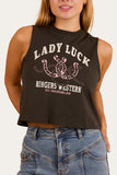 RW Lady Luck Cropped Muscle Tank