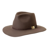 Soft Felt Brown Hat by Akubra with Wide Floppy Brim - Avalon