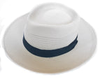 White Straw Style Sun Hat by Akubra