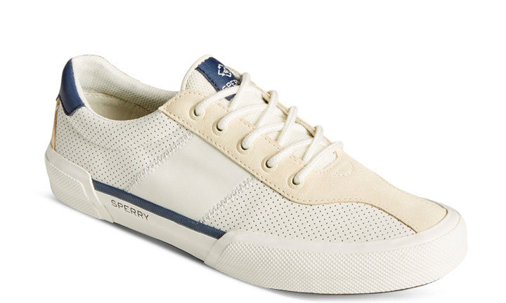 Sperry Women's Soletide Sneaker - Lightweight Canvas Upper, Memory Foam Insole, Non-Marking Rubber Sole